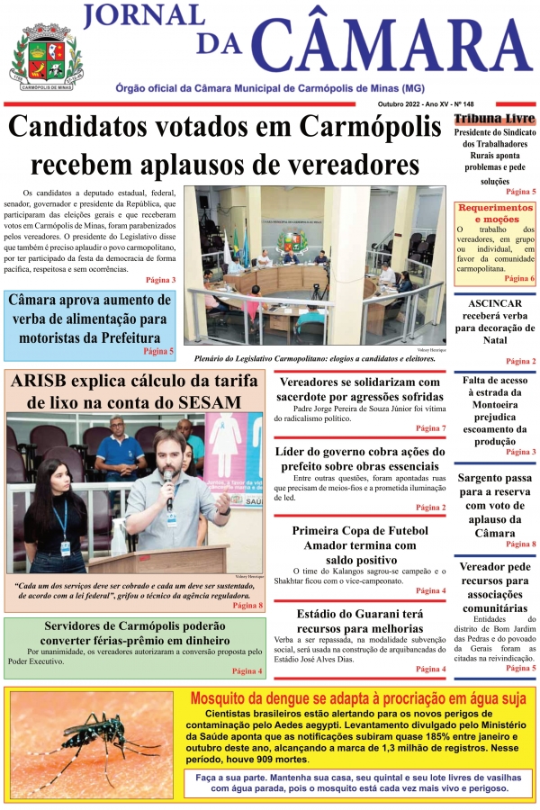 Jornal da Câmara - Outubro/2022
