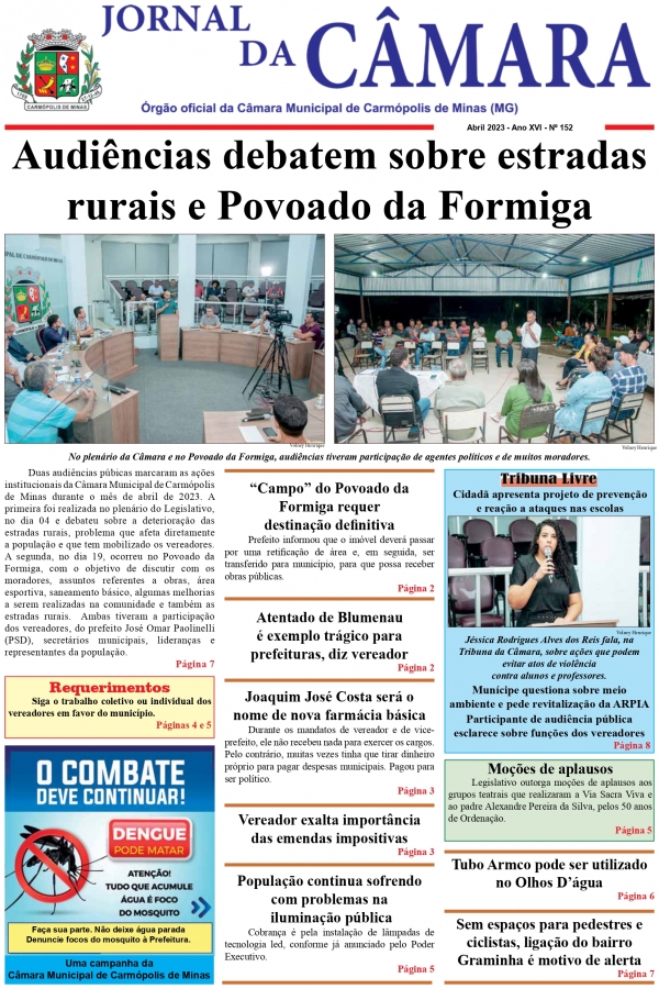 Jornal da Câmara - Abril/2023