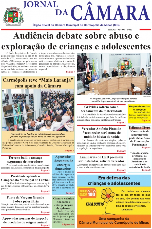 Jornal da Câmara - Maio/2023