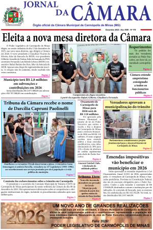 Jornal da Câmara - Dezembro/2025