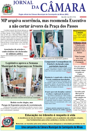 Jornal da Câmara - Maio/2024