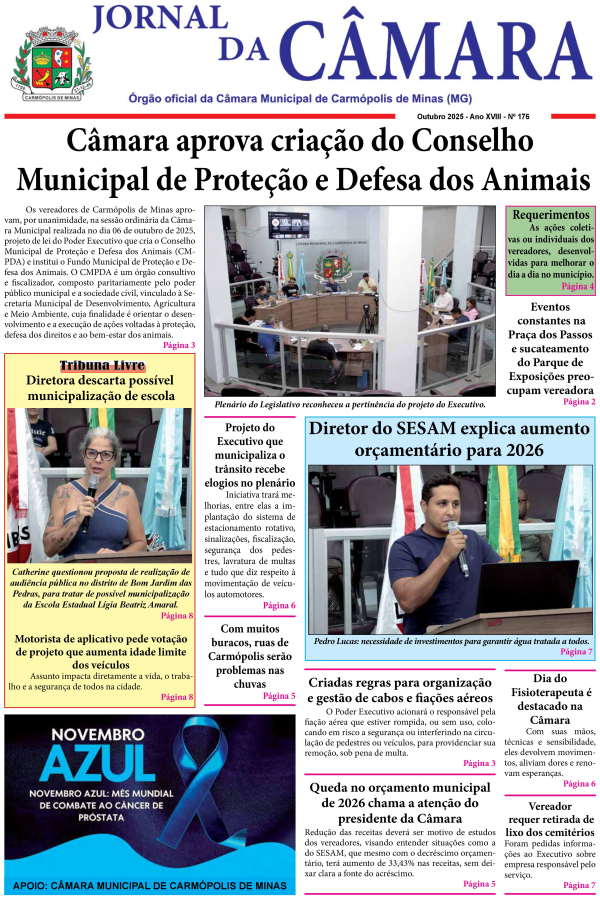 Jornal da Câmara - Outubro/2025